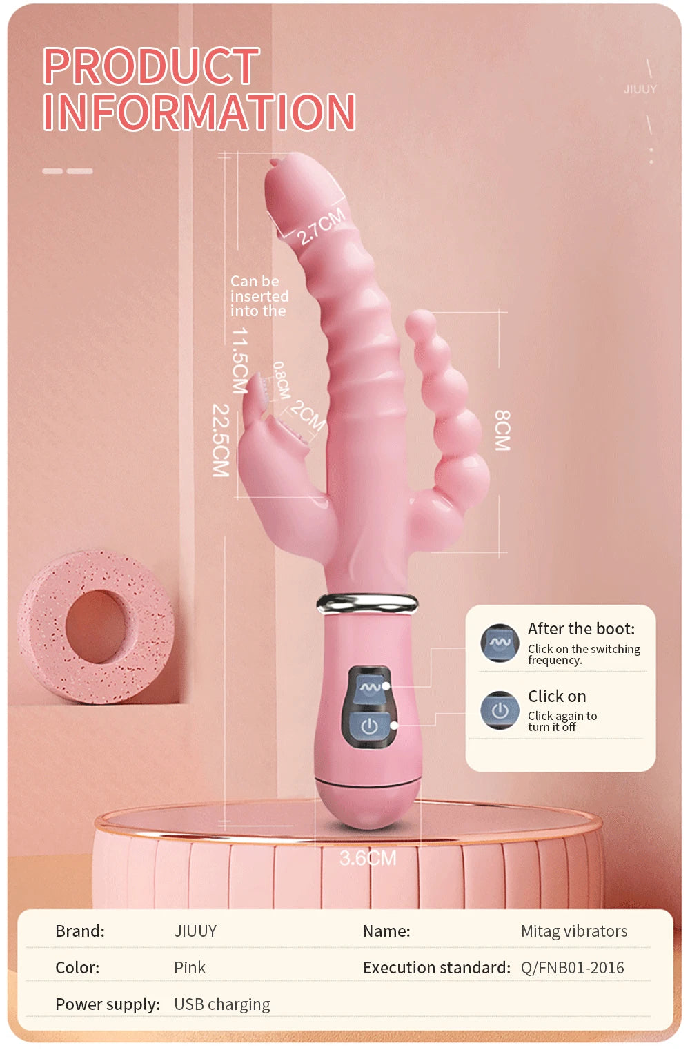 3 in 1 Rabbit Vibrator